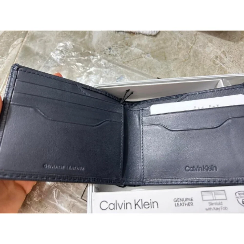 Calvin Klein Men's Wallet Sets-Minimalist Card Cases, Bifold Wallets